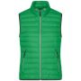 Ladies' Down Vest fern-green/silver S