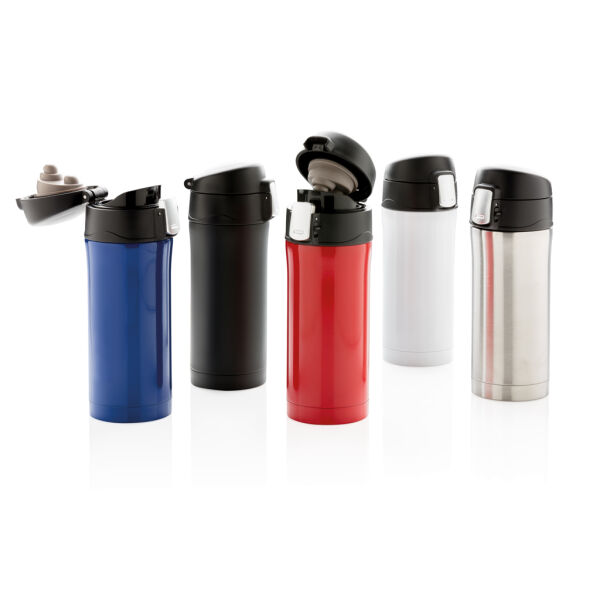 RCS gerecycled roestvrijstalen easy lock lekvrije vacuüm mok, blauw RCS gerecycled roestvrijstalen easy lock lekvrije vacuüm mok, blauw