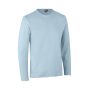 Interlock T-shirt | lange mouw - Lichtblauw, 3XL