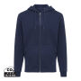 Iqoniq Abisko gerecycled katoen hoodie met rits, donkerblauw (XXXL)