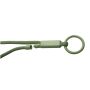 Tubyard lanyard met gerecycleerde plastic buis - Olijf