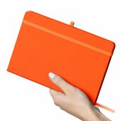 Gerecycled notitieboekje A5 Bloom - oranje