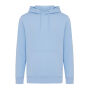 Iqoniq Rila lichtgewicht gerecycled katoen hoodie, sky blue (S)