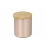 Bhakti plantaardige geurkaars in gerecycled aluminium potje - Rose goud
