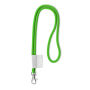 Polyester 2-kleurige koord-lanyard met full color label