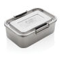 RCS gerecycled roestvrijstalen lekvrije lunchbox, zilver