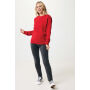 IQONIQ Etosha lichtgewicht gerecycled katoen sweater, rood (S)