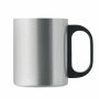 TANISS - Dubbelwandige mok 300 ml - Mat Zilver