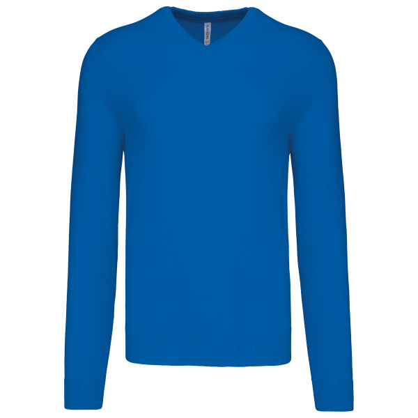 Pull col V homme Light Royal Blue S Pull col V homme Light Royal Blue S