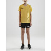 *Pro Control stripe jersey jr yellow/flumi 158/164