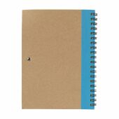 RecycleNote-L notitieboek - blauw