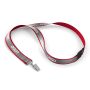 Polyester keycord met reflecterende overlay