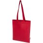 Madras Blend draagtas van 140 g/m² GRS gerecycled katoen 7 l - Rood