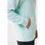 IQONIQ Rila lichtgewicht gerecycled katoen hoodie, crushed mint (XXXL)