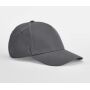 EARTHAWARE® CLASSIC ORGANIC COTTON 5 PANEL CAP, GRAPHITE GREY, One size, BEECHFIELD