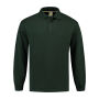 L&S Polosweater Open Hem forest green 4XL