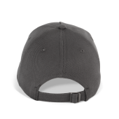 Biologisch katoenen pet met 5 panelen - K-up Gold Label Dark Grey One Size
