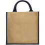 Chennai jute draagtas 16L - Naturel/Navy