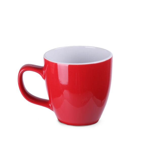 Beker Americano Small Duo 250ml rood/wit Beker Americano Small Duo 250ml rood/wit