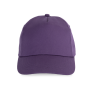 First - 5 panels cap Purple One Size