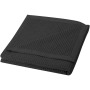 Abele 150 x 140 cm cotton waffle blanket - Solid black