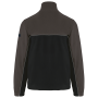 Tweekleurig ecologisch uniseks fleecevest Black / Dark Grey XS