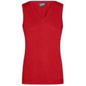 Ladies' V-Neck Pullunder red XS