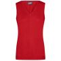 Ladies' V-Neck Pullunder red XXL