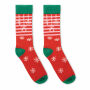 JOYFUL L - Paar kerstsokken L - Rood