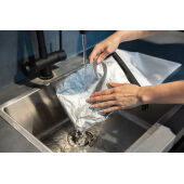 Snackstrap AWARE™ RPET opvouwbare lunchzak 30x20CM, wit