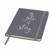 BudgetNote A5 Lines notitieboek - grijs