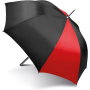 Golfparaplu Black / Red One Size