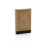 Standard aluminium RFID magnetic telefoon kaarthouder, zilver
