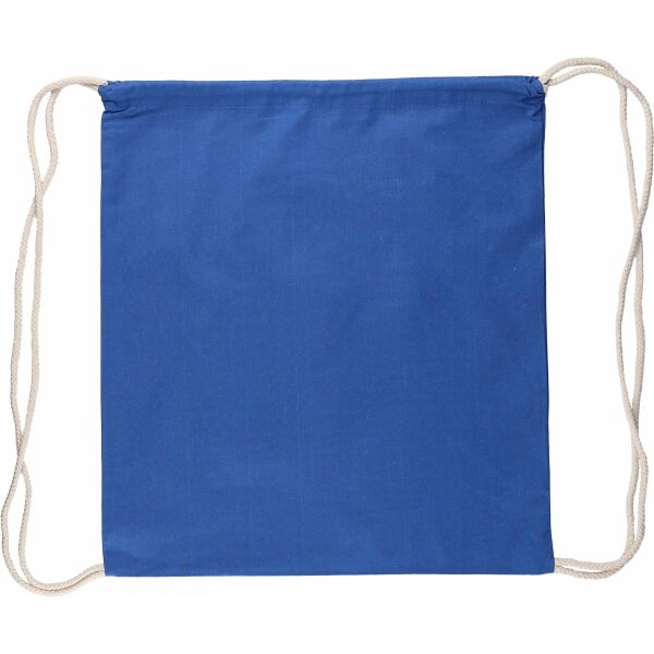 Oeko-Tex katoen (140 gsm) trekkoord rugtas Bridget blauw Oeko-Tex katoen (140 gsm) trekkoord rugtas Bridget blauw
