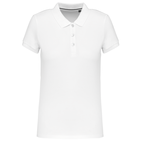 Polo Supima® manches courtes femme White S Polo Supima® manches courtes femme White S