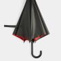 Automatisch te openen paraplu DOUBLY rood, zwart