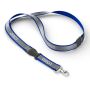 Afneembare polyester keycord met reflecterende overlay
