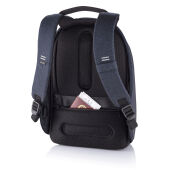 Bobby Hero Regular, anti-diefstal rugzak, donkerblauw, zwart