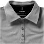 Markham stretch damespolo met korte mouwen - Grijs gemeleerd - XS