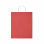 PAPER TONE L - Grote papieren geschenktas - Rood