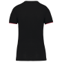 Dames-T-shirt Day To Day korte mouwen Black / Red XS Dames-T-shirt Day To Day korte mouwen Black / Red XS
