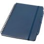Thalaasa A5 ocean-bound hardcover notitieboek met balpen (zwarte inkt) - Oceaanblauw