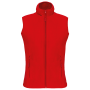 Bodywarmer van microfleece dames Red L