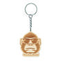 Houten sleutelhanger in aangepaste vorm Houten sleutelhanger in aangepaste vorm