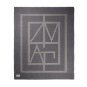 VINGA Monogram GRS deken, grijs