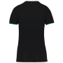 Dames-T-shirt Day To Day korte mouwen Black / Kelly Green XS Dames-T-shirt Day To Day korte mouwen Black / Kelly Green XS