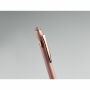 SCRIBBLE - Gerecyclede aluminium pen - Beige/rood