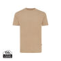 IQONIQ Manuel gerecycled katoen t-shirt ongeverfd, heather brown (M)