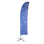 Beachflag Budget Wind en Drop Small met Print