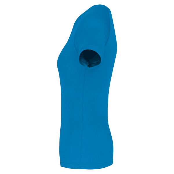 T-shirt de sport à col rond recyclé femme Aqua Blue XXL T-shirt de sport à col rond recyclé femme Aqua Blue XXL